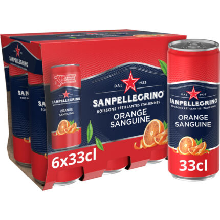 S. Pellegrino Aranciata rossa 6-pack bevat 8.9g koolhydraten