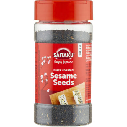 Saitaku Geroosterd zwart sesamzaad bevat 6g koolhydraten