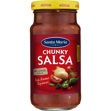 Santa Maria Salsa medium bevat 5.5g koolhydraten