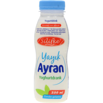 Silifke Ayran yoghurtdrank bevat 2.7g koolhydraten
