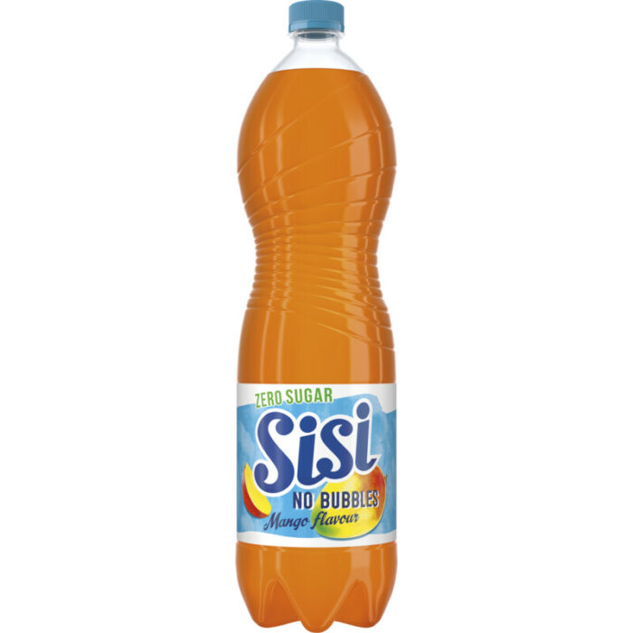 Sisi Mango no bubbles zero sugar bevat 0g koolhydraten