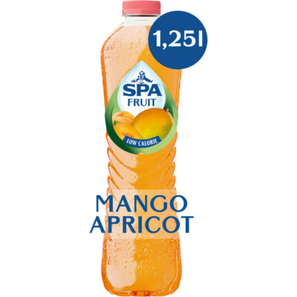 Spa Fruit mango apricot bevat 2.6g koolhydraten