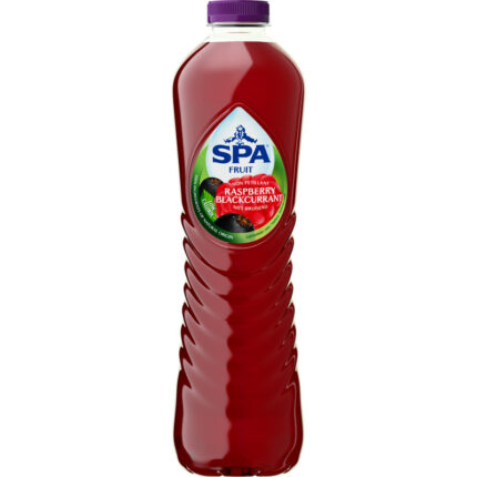 Spa Fruit raspberry blackcurrant bevat 2.9g koolhydraten