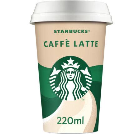 Starbucks Caffè latte bevat 8.7g koolhydraten
