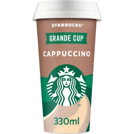 Starbucks Cappucino grande cup bevat 8.9g koolhydraten