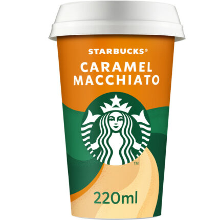 Starbucks Caramel macchiato bevat 9.2g koolhydraten
