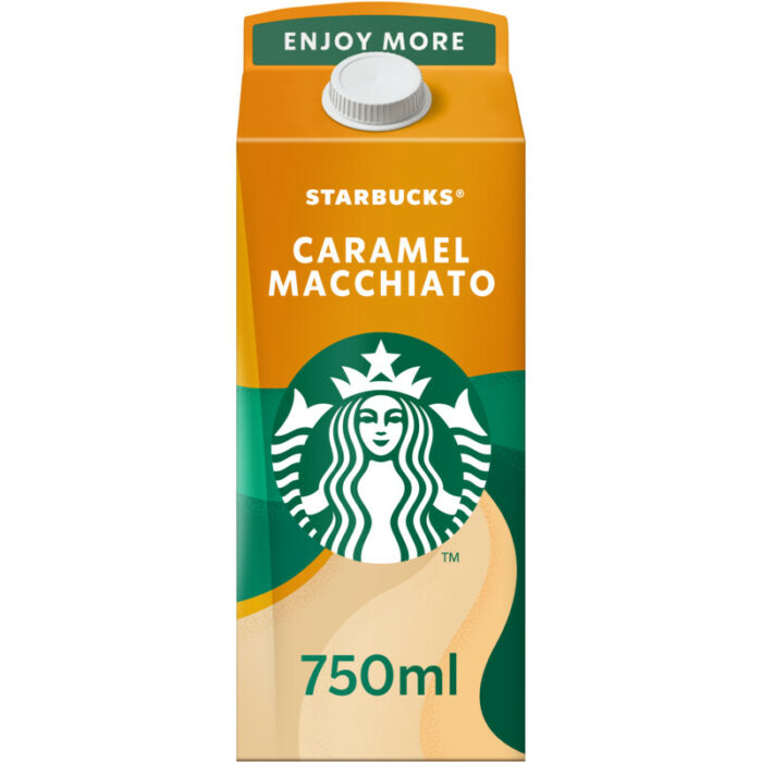 Starbucks Caramel macchiato bevat 9g koolhydraten