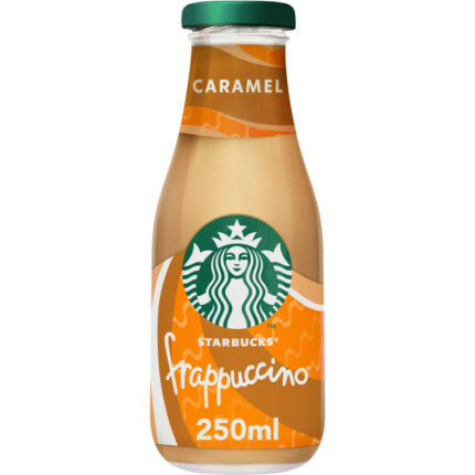 Starbucks Frappuccino caramel bevat 9.7g koolhydraten