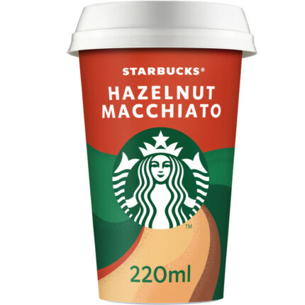 Starbucks Hazelnut macchiato bevat 8.8g koolhydraten