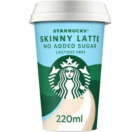 Starbucks Skinny latte bevat 4.1g koolhydraten
