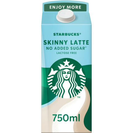 Starbucks Skinny latte bevat 4.2g koolhydraten
