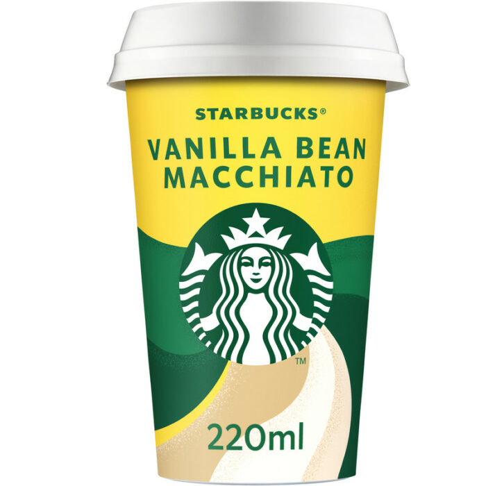 Starbucks Vanilla bean macchiato bevat 8.6g koolhydraten