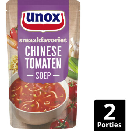 Unox Chinese tomatensoep bevat 7.1g koolhydraten