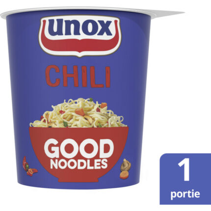 Unox Good Noodles Chili bevat 10g koolhydraten