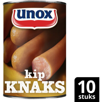 Unox Kip knaks bevat 6.4g koolhydraten