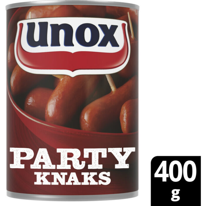 Unox Party knaks bevat 5.8g koolhydraten