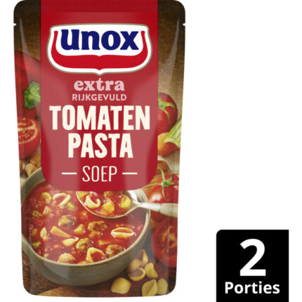 Unox Tomatensoep extra rijkgevuld bevat 6g koolhydraten