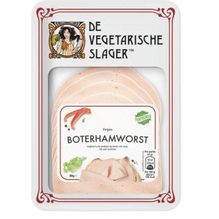 Vegetarische Slager Boterhamworst bevat 5.2g koolhydraten