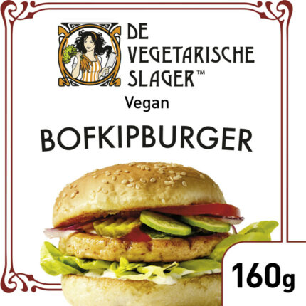 Vegetarische Slager Vegan Bofkipburger bevat 6g koolhydraten