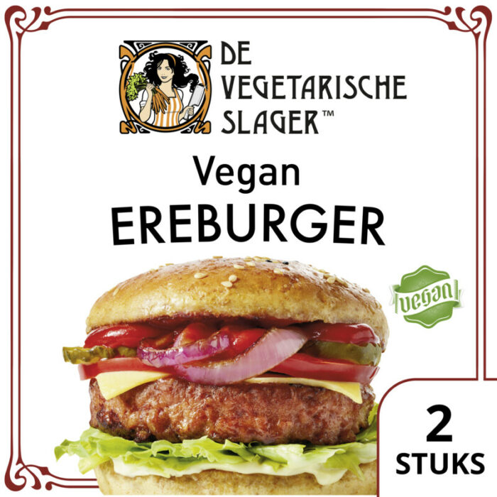 Vegetarische Slager Vegan ereburger bevat 3.7g koolhydraten