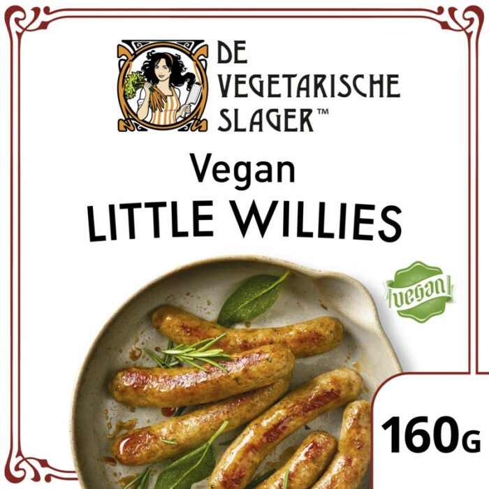 Vegetarische Slager Vegan little willies bevat 2.5g koolhydraten