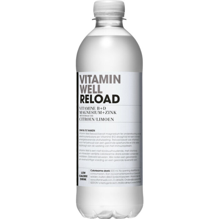 Vitamin Well Reload bevat 4.2g koolhydraten