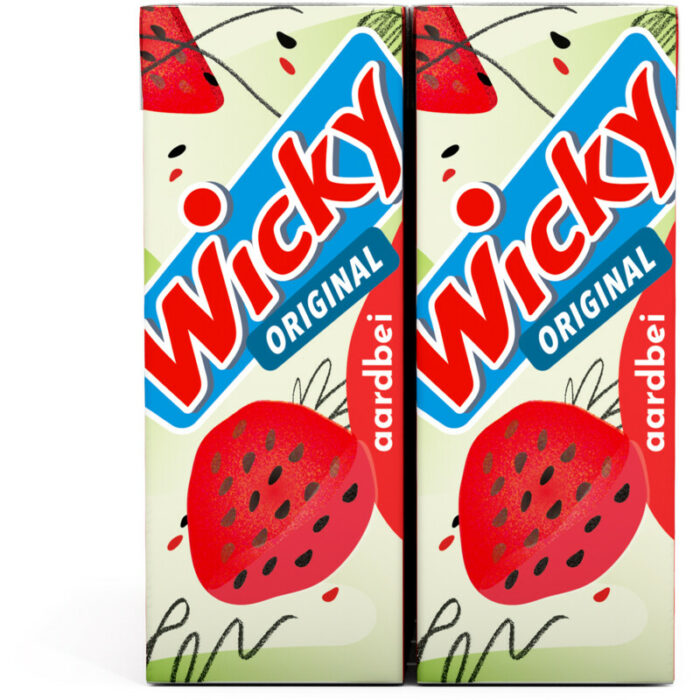 Wicky Aardbei 10-pack bevat 5.8g koolhydraten