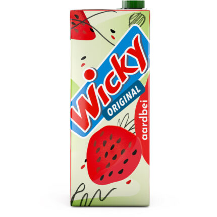 Wicky Original aardbei bevat 5.8g koolhydraten