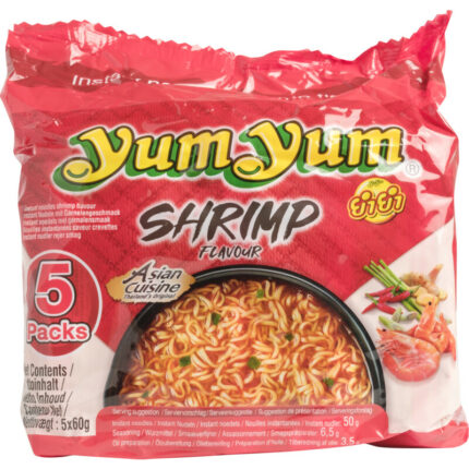 Yum Yum Shrimp 5-pack bevat 8.7g koolhydraten
