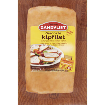 Zandvliet Gerookte kipfilet bevat 3.6g koolhydraten