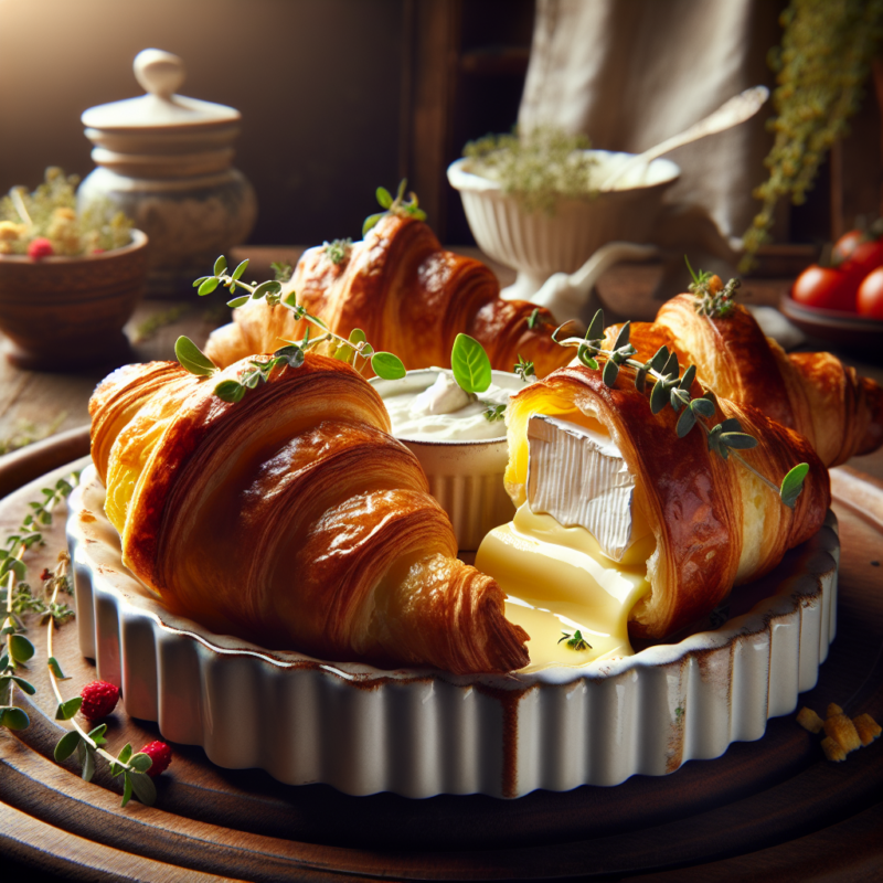 Keto Croissants met Romige Brie