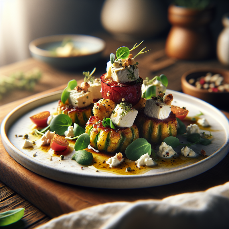 Keto Pinchos met Geitenkaas