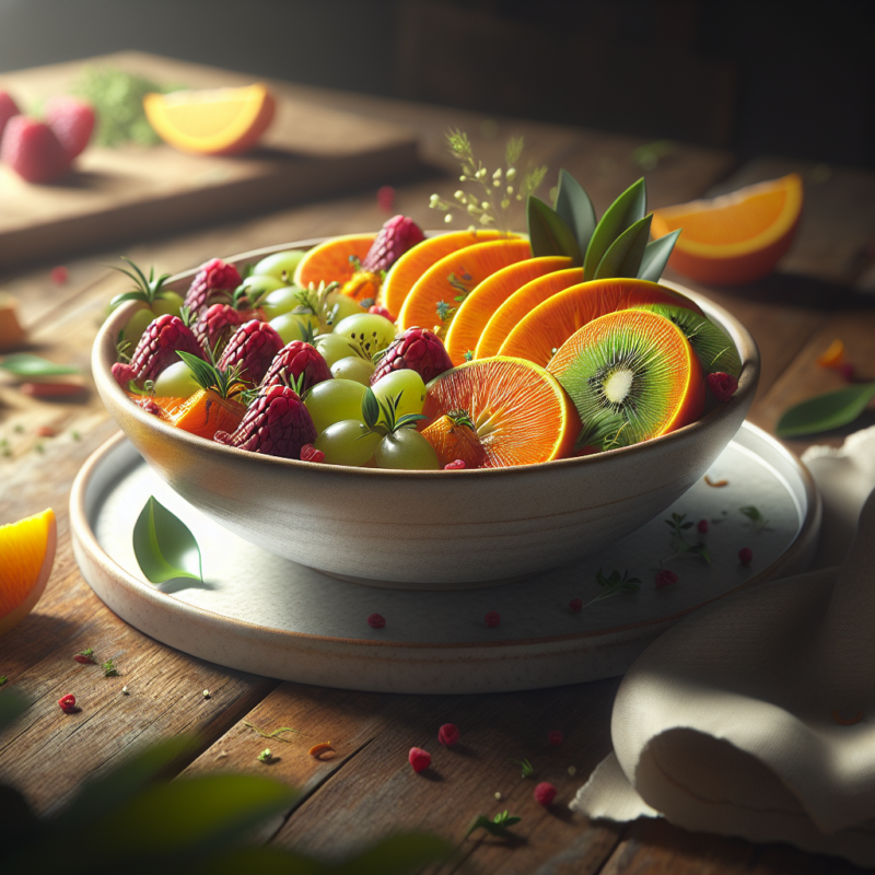 Sinaasappelbakje met Vers Keto Fruit