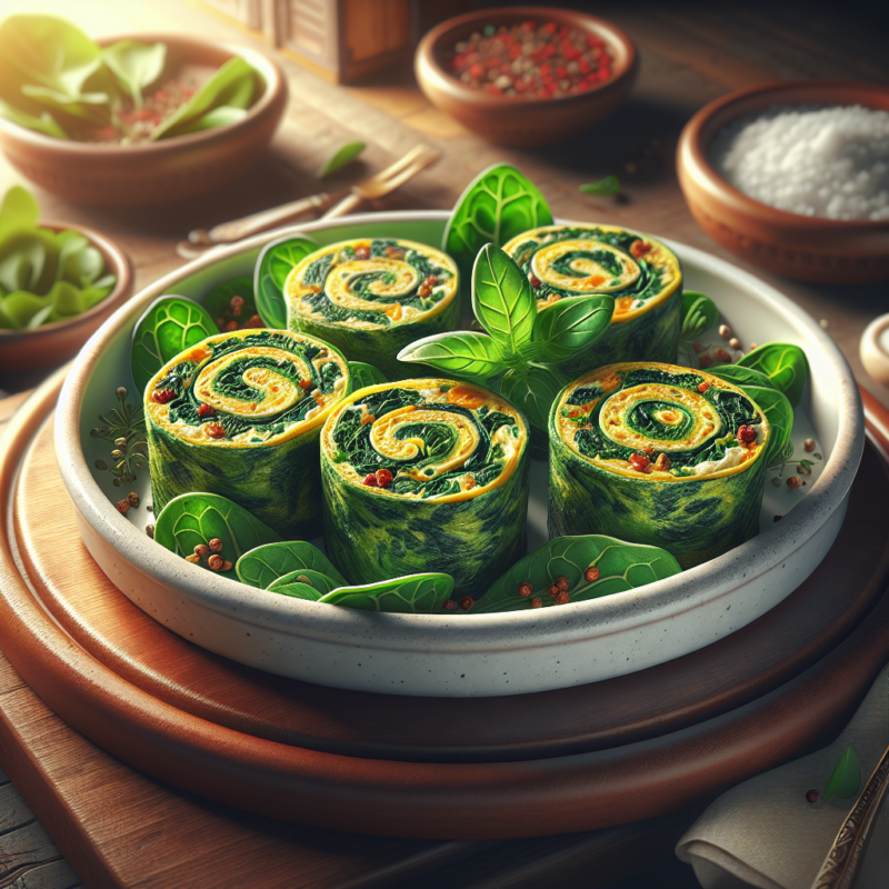 Spinazie Omeletrolletjes: Een Keto Genot!