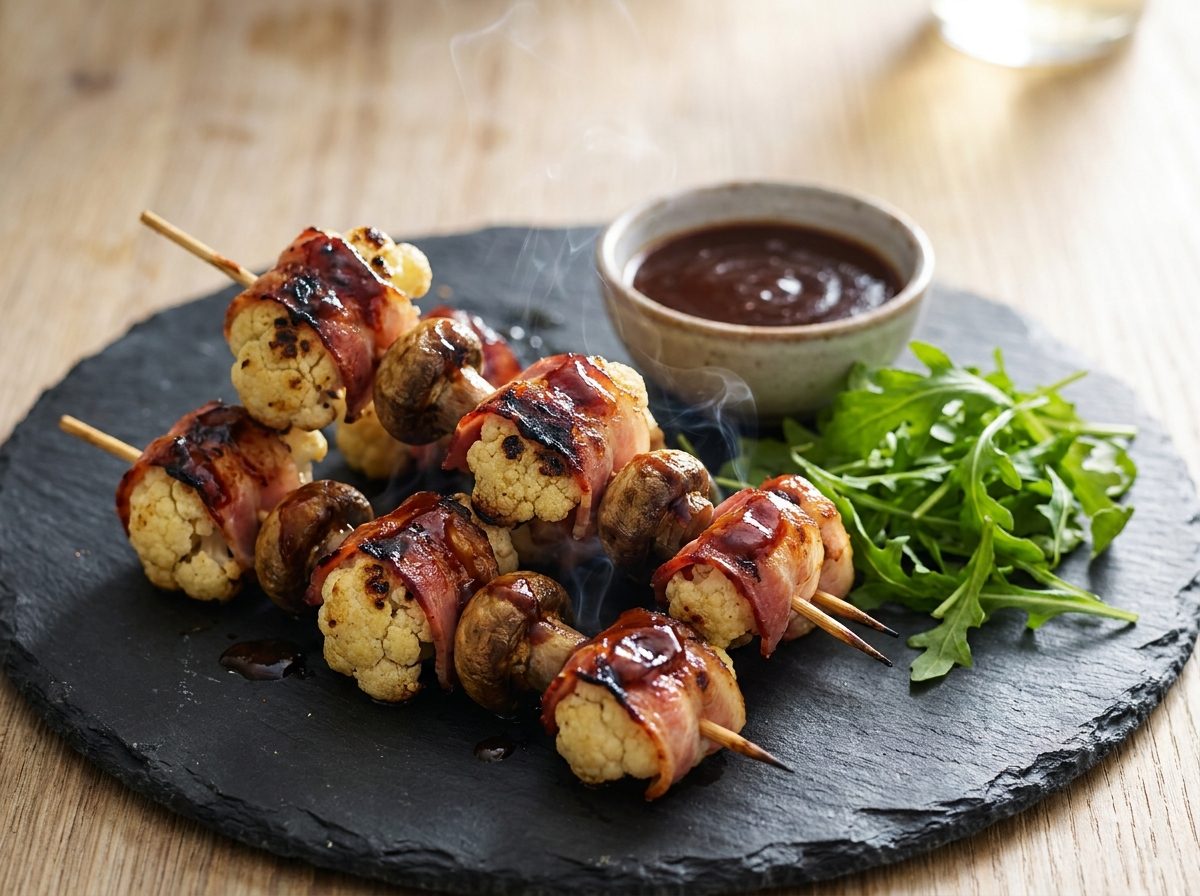 Keto BBQ Bloemkoolspiesjes: Smaakvol en Suikervrij!