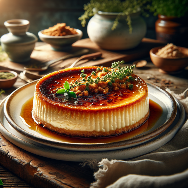 Keto Crème Brûlée Cheesecake Recept