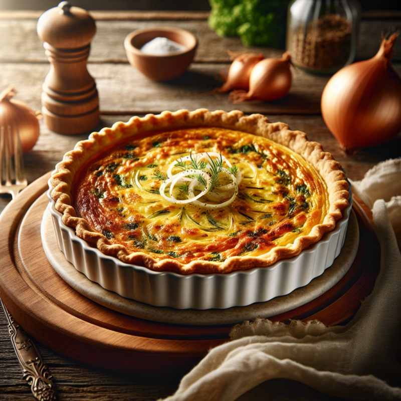 Keto Kaas-Uienquiche Recept