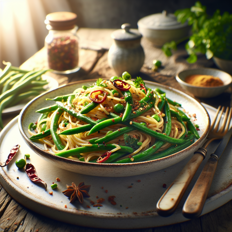 Keto Noedels met Sperziebonen Recept