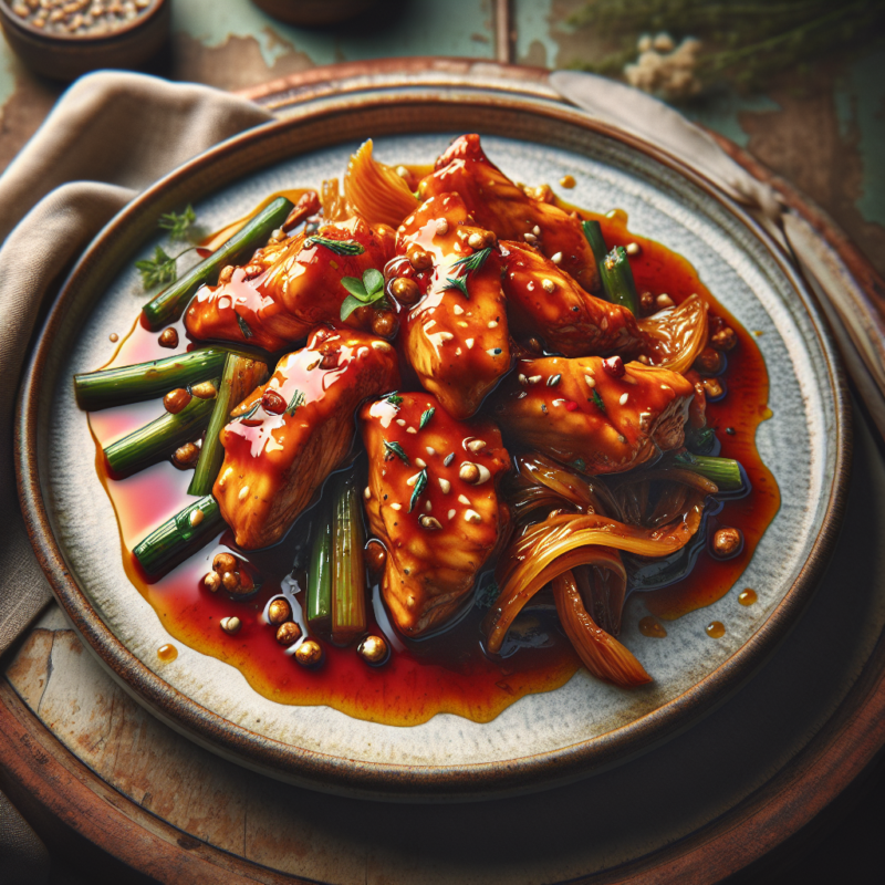 Keto Oosterse Kip met Sinaasappelsaus