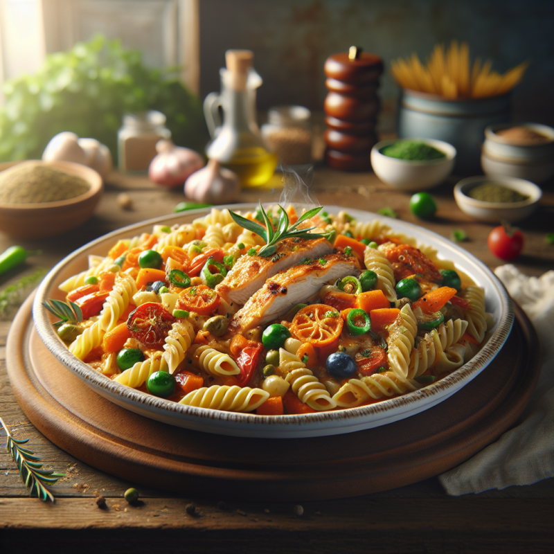 Keto Ovenschotel met Kip en Pasta