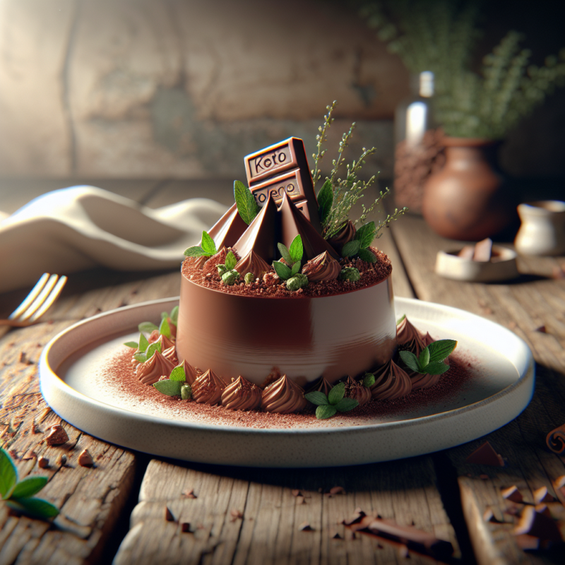 Keto Toblerone Chocolademousse Dessert