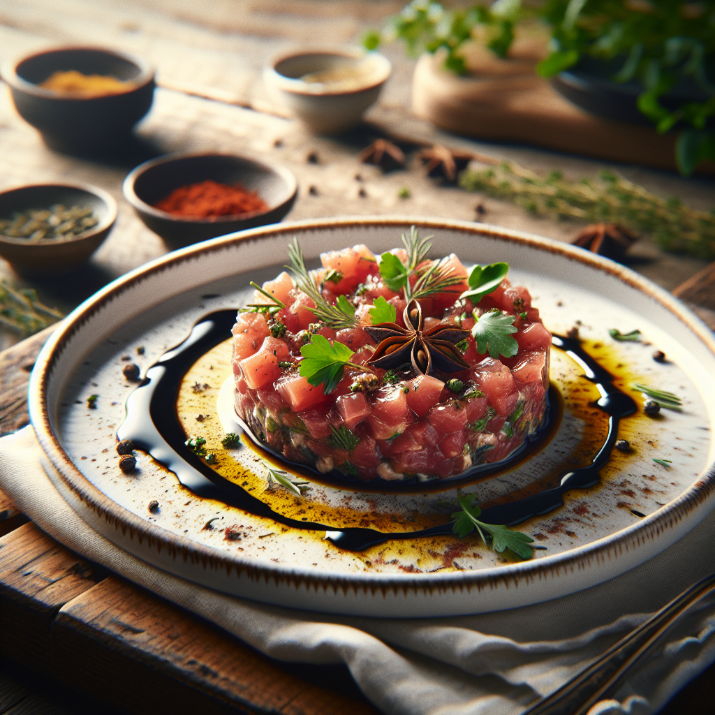 Keto Tonijntartaar met Balsamico