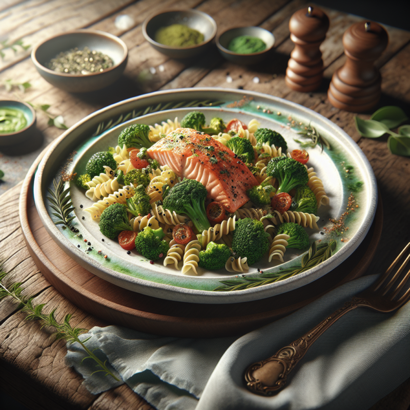 Keto Zalm en Broccoli Pasta Alternatief