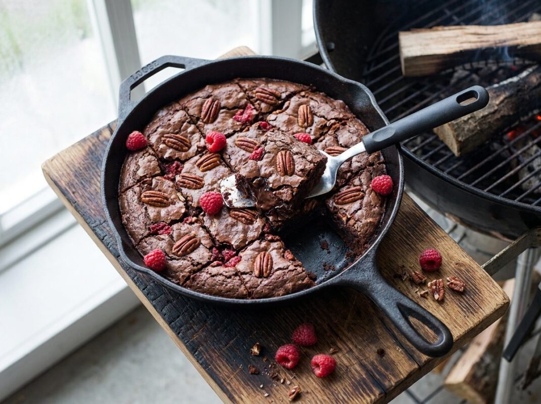Keto BBQ Brownies met Pecannoten