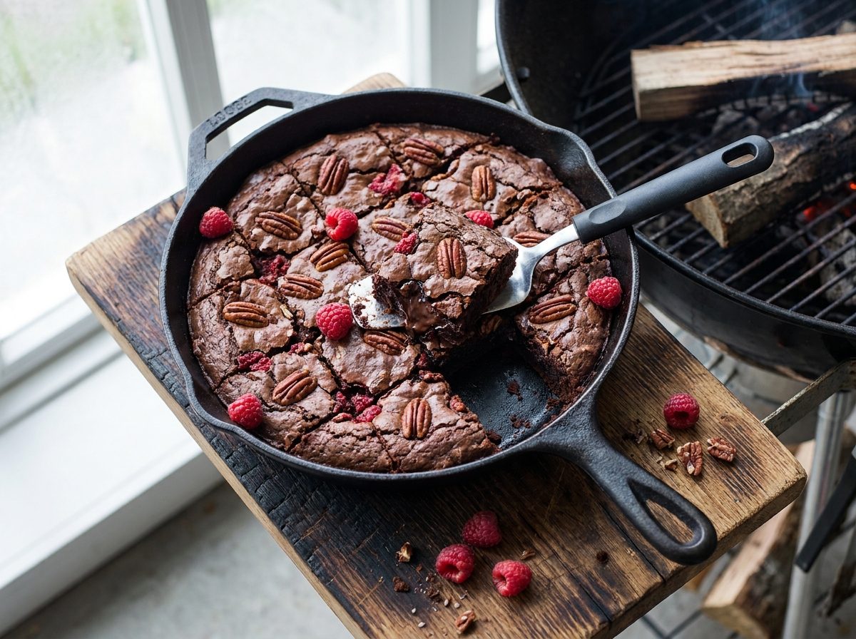 Keto BBQ Brownies met Pecannoten