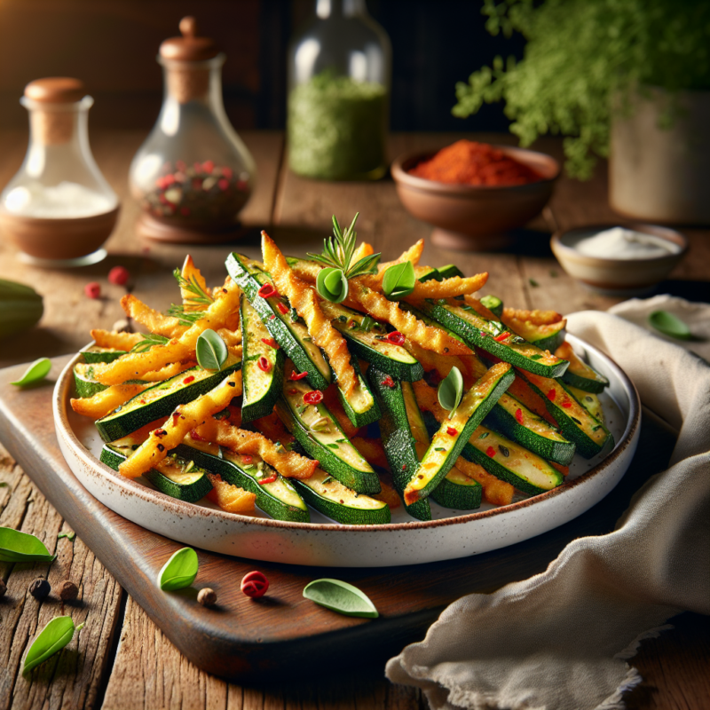 Keto Courgette Frieten: Gezond & Lekker!