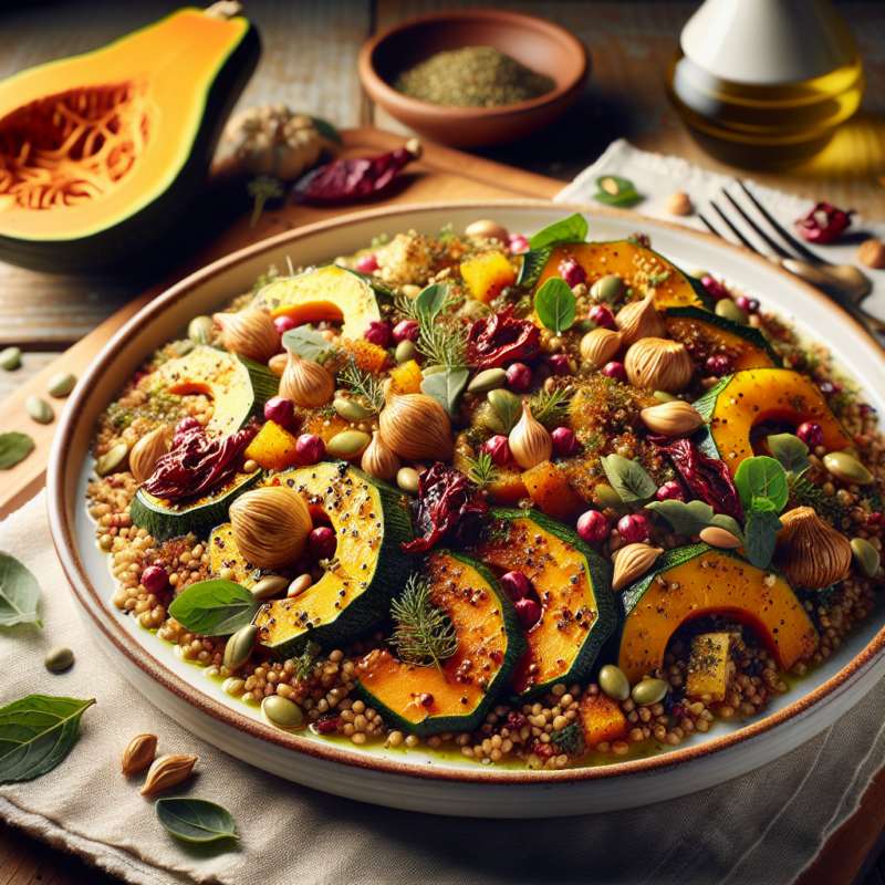 Keto Freekeh met Pompoen en Za'atar