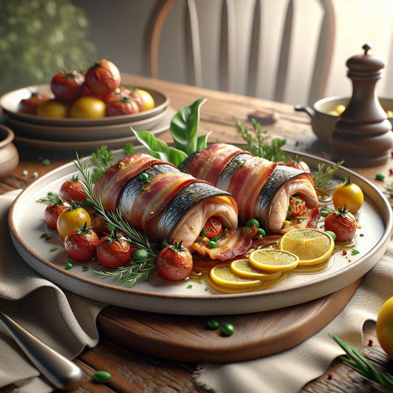 Keto Gourmet: Vis omwikkeld met Spek