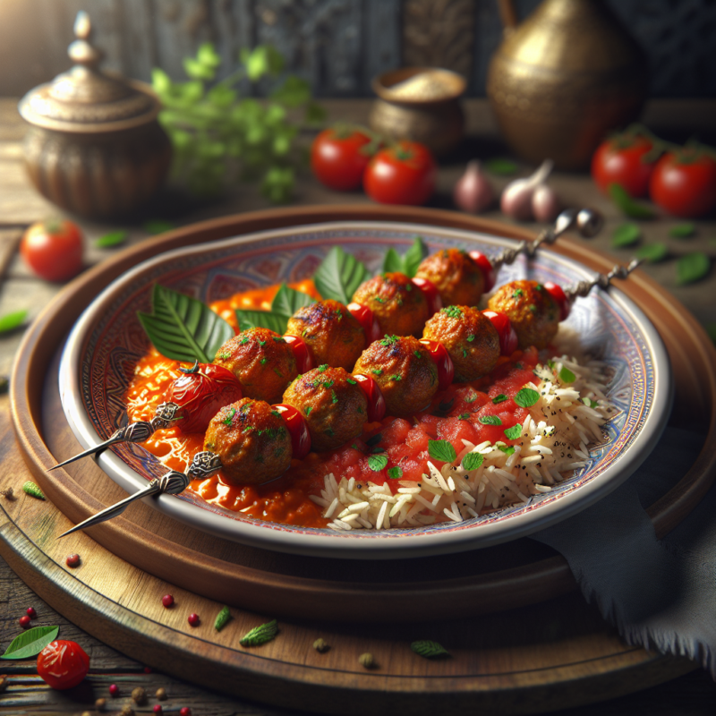 Keto Kofta Spies met Tomatenrijst