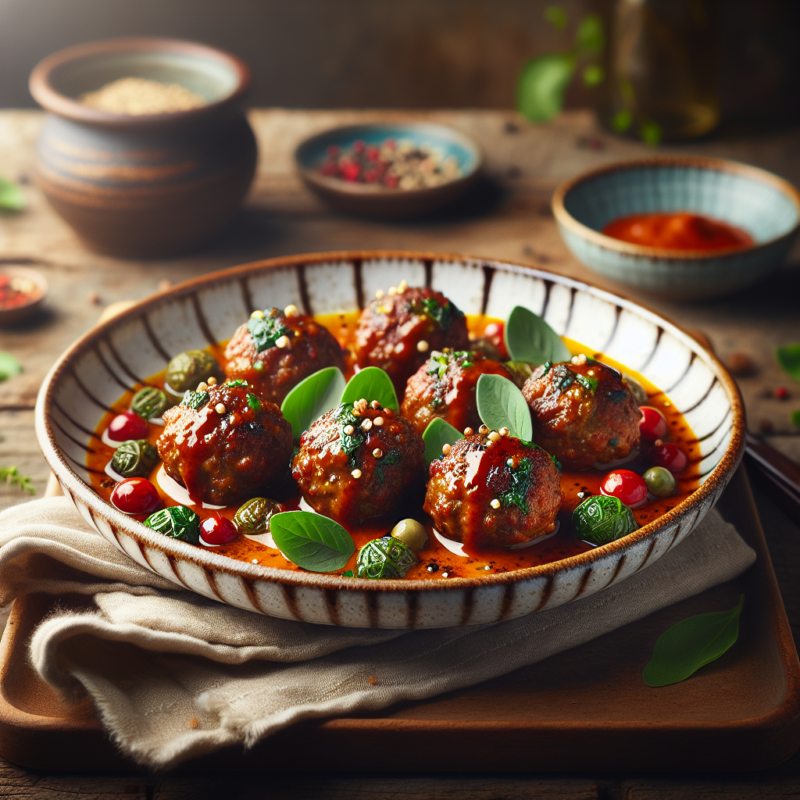 Keto Oosterse Gehaktballetjes met Ketjapsaus